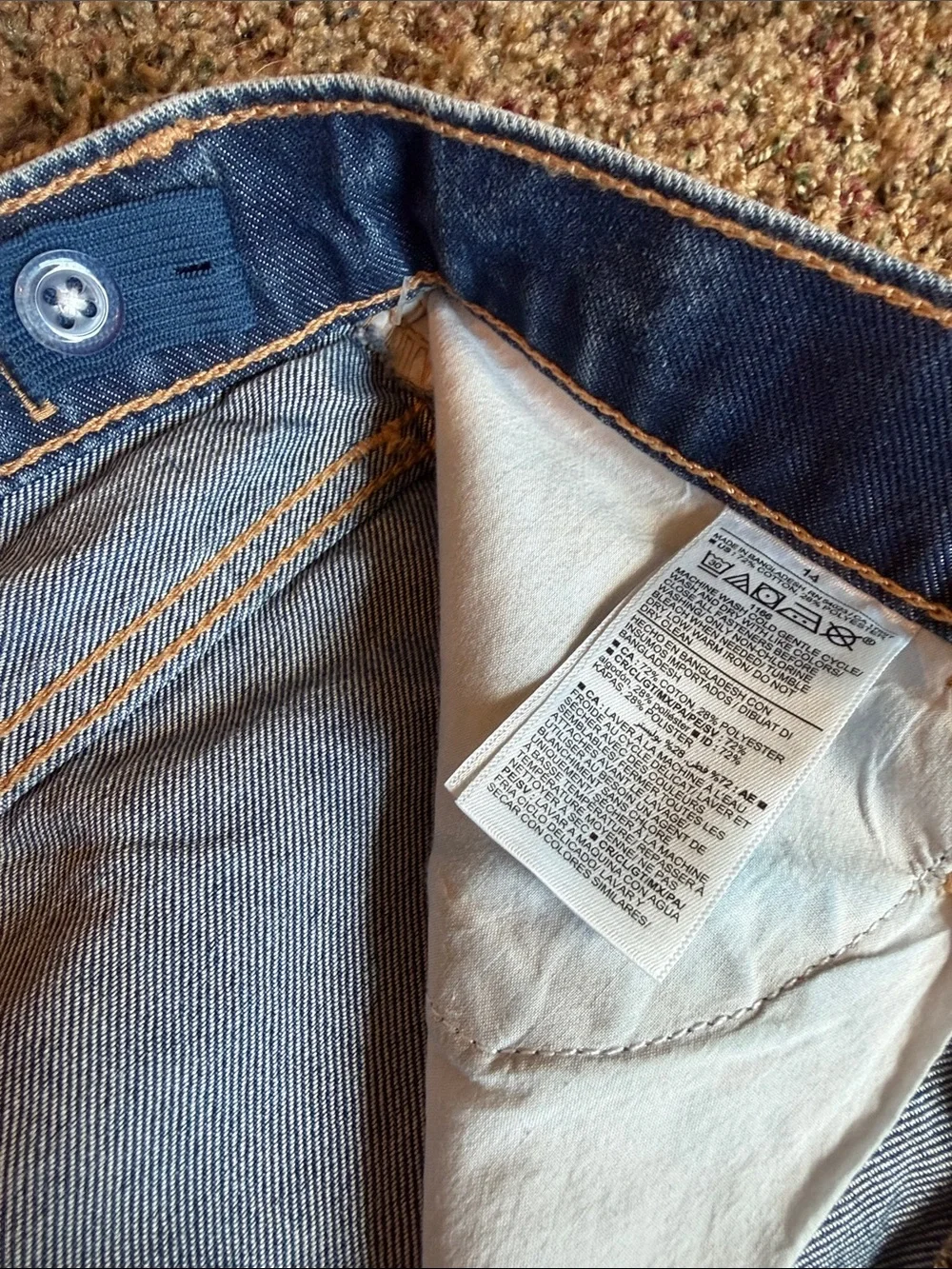 Old Navy Light Blue Denim Cutoff Shorts